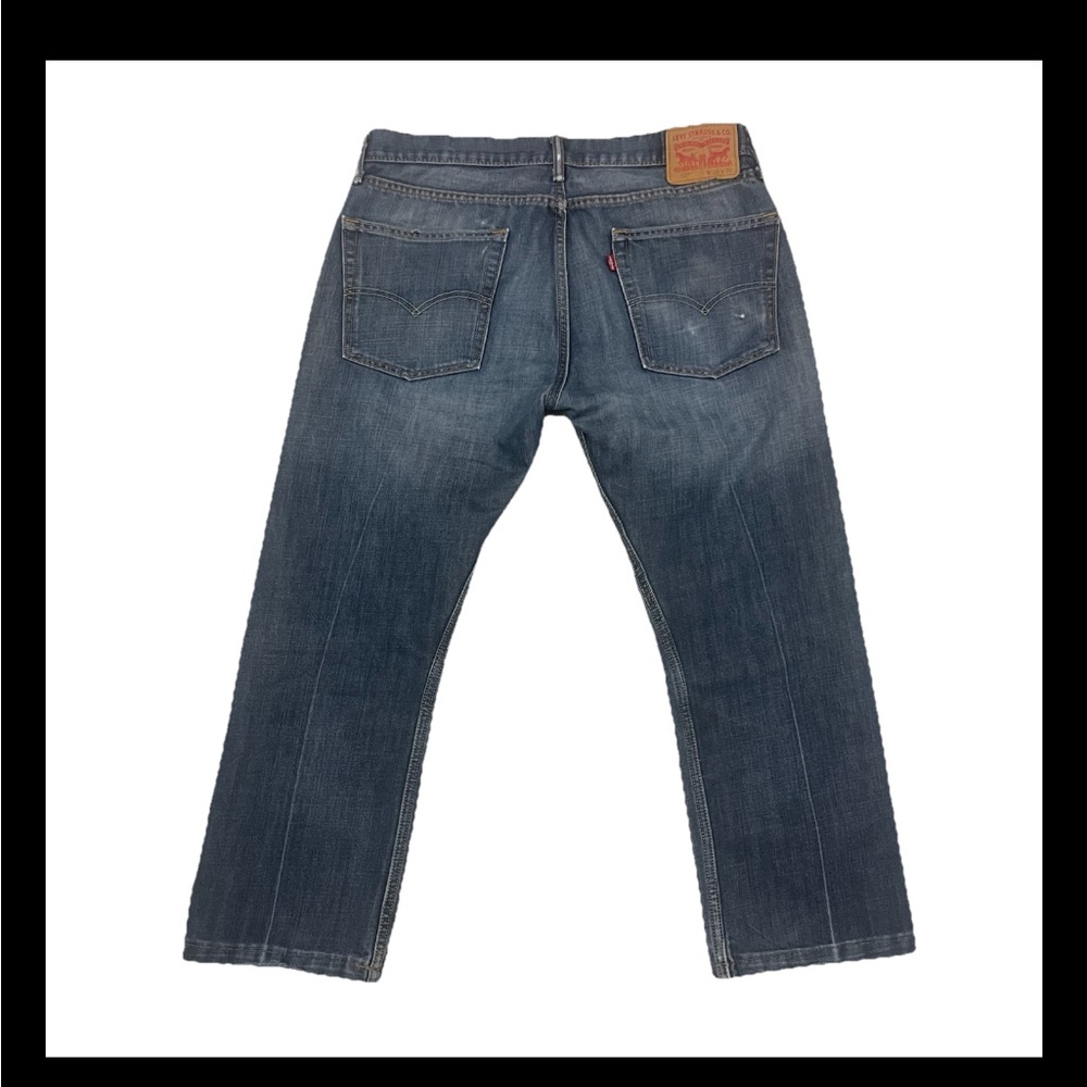Levi's 513 Slim Straight Jeans Men's 36 x 30 Medium Wash Denim Pants